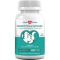 Coco and Luna Probiotics & Enzymes Bacon & Liver Flavor Dog Supplement, 120 count