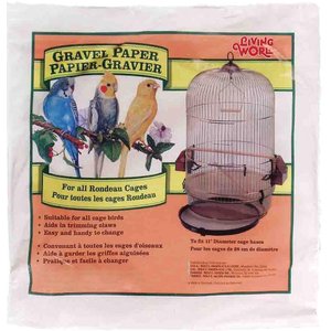 Living World Bird Cage Gravel Paper, 11-in