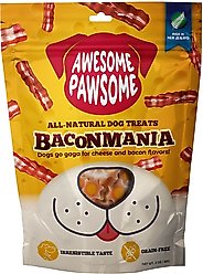 Awesome Pawsome Baconmania Dog Treats, 3-oz bag