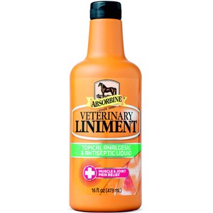Absorbine Veterinary Topical Analgesic & Antiseptic Horse Liniment, 16-oz bottle