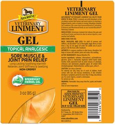 Absorbine Veterinary Sore Muscle & Joint Pain Relief Horse Liniment Gel, 3-oz tube slide 2 of 5