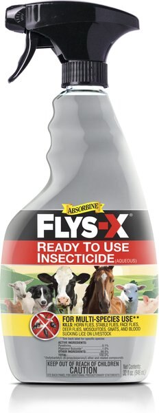 Absorbine Flys-X Ready To Use Horse & Livestock Insecticide, 32-oz bottle slide 1 of 1