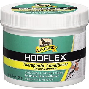 Absorbine Hooflex Therapeutic Conditioner Original Horse Hoof Care Ointment, 25-oz tub