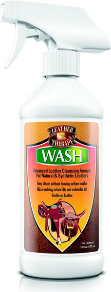 Absorbine Leather Therapy Wash Advanced Leather Horse Saddle Cleansing Formula, 16-oz bottle slide 1 of 4