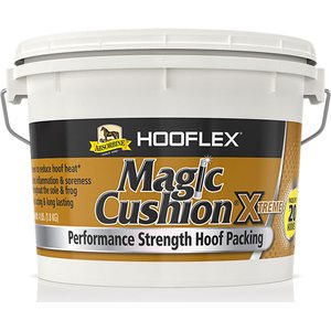 Absorbine Hooflex Magic Cushion Xtreme Performance Strength Horse Hoof Packing, 4-lb tub