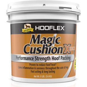 Absorbine Hooflex Magic Cushion Xtreme Performance Strength Horse Hoof Packing, 8-lb tub