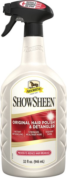 Absorbine Showsheen Original Hair Polish & Detangler Horse Spray, 32-oz bottle slide 1 of 1