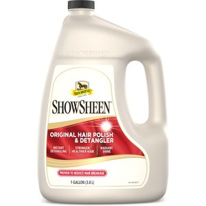 Absorbine Showsheen Original Hair Polish & Detangler Horse Spray, 1-gal bottle