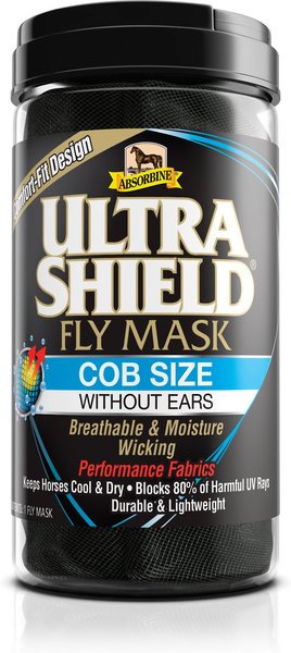 Absorbine Ultrashield No Ears Horse Fly Mask, Cob slide 1 of 1