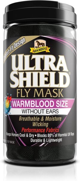 Absorbine Ultrashield No Ears Horse Fly Mask, Warmblood slide 1 of 1
