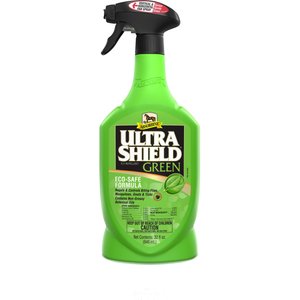Absorbine Ultrashield Green Fly Repellent Horse Spray, 32-oz bottle