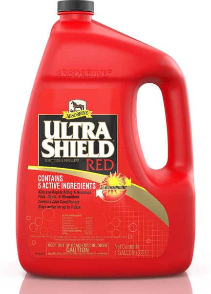 Absorbine Ultrashield Red Insecticide & Repellent Horse Spray Refill, 1-gal bottle slide 1 of 5