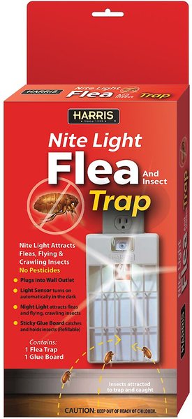 HARRIS Nite Light Flea & Insect Trap Plug-In 