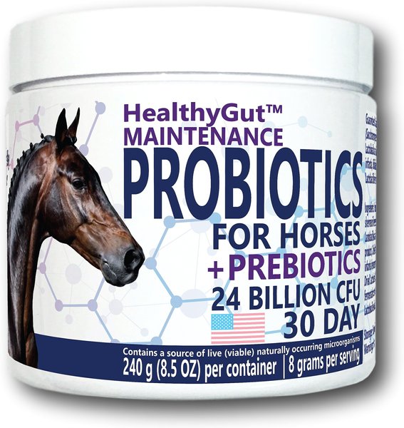 Equa Holistics HealthyGut Maintenance Probiotics Powder Horse Supplement, 8.5-oz tub slide 1 of 2