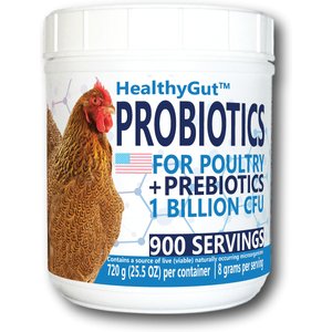 Equa Holistics HealthyGut Probiotics Poultry Supplement, 25.5-oz tub