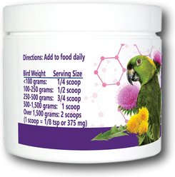 Equa Holistics Avian Formula Milk Thistle & Dandelion Root Bird Supplement, 1.59-oz tub slide 2 of 3
