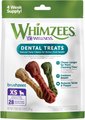WHIMZEES by Wellness Brushzees Dental Chews Natural Grain-Free Dental Dog Treats, Extra Small, 28 count