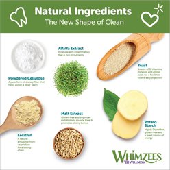 WHIMZEES by Wellness Brushzees Dental Chews Natural Grain-Free Dental Dog Treats, Medium, 7 count slide 2 of 8