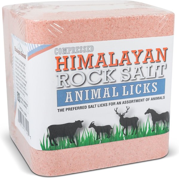 Himalayan Secrets All-Natural Compressed Himalayan Rock Salt Block, 5.5-lb brick slide 1 of 9