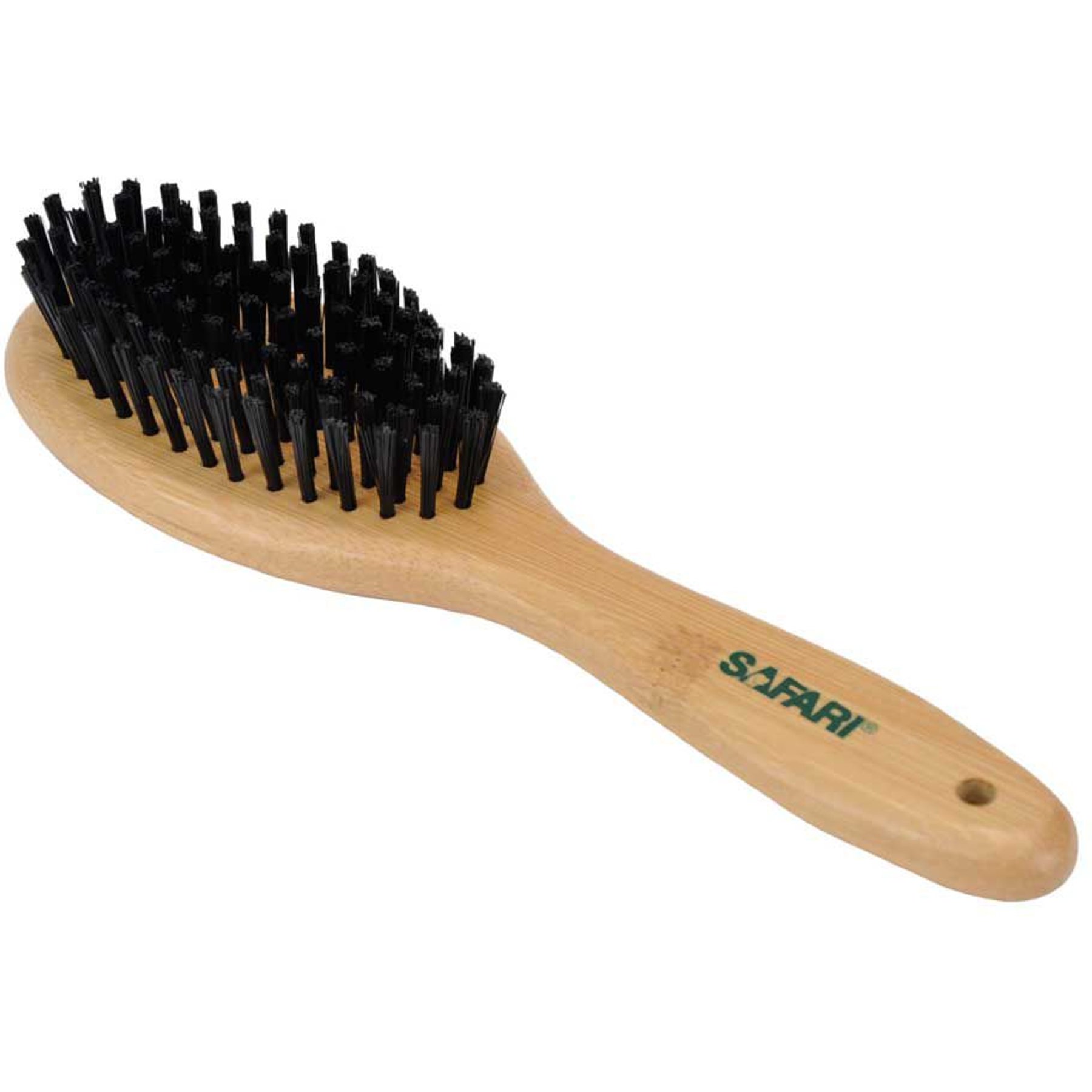 Well & Good Bamboo Pin and Bristle Dog Brush for All Coats, Small