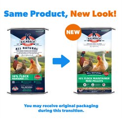 Kalmbach Feeds All Natural 16% Protein Flock Maintainer Pellet Poultry Feed, 50-lb bag slide 2 of 6