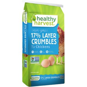Healthy Harvest Non-GMO 17% Protein Layer Crumbles Chicken Feed, 10-lb bag