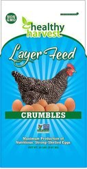 Healthy Harvest Non-GMO 17% Protein Layer Crumbles Chicken Feed, 20-lb bag