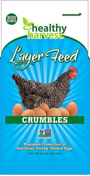 Healthy Harvest 17% Layer Crumbles Poultry Feed, 20-lb bag slide 1 of 8