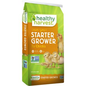 Healthy Harvest Non-GMO 20% Protein Chick Starter Grower Crumbles Chicken Feed, 5-lb bag