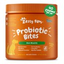 Zesty Paws Probiotic Bites Chicken Flavored Soft Chews Gut Flora & Digestive Supplement for Dogs, 90 count