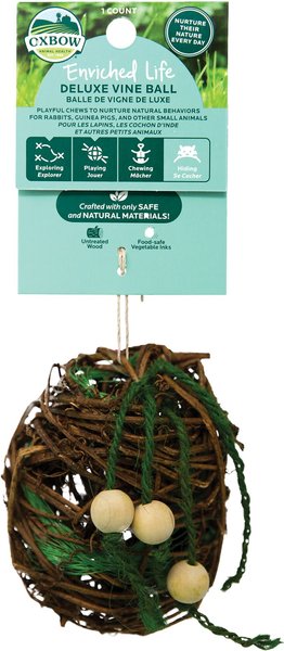 Oxbow Deluxe Vine Ball Small Animal Chew Toy slide 1 of 9