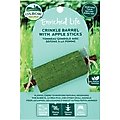 Oxbow Enriched Life Crinkle Barrel with Apple Sticks Small Animal Chew Toy