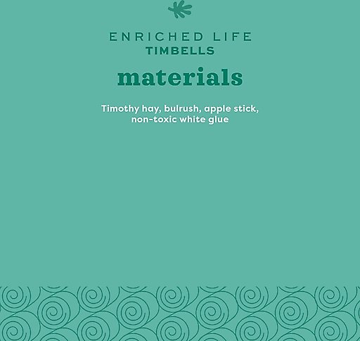 Oxbow Enriched Life Timbells Small Animal Chew Toy, 2 count