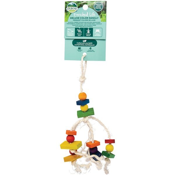 OXBOW Enriched Life Natural Play Dangly Small Animal Toy, Style Varies