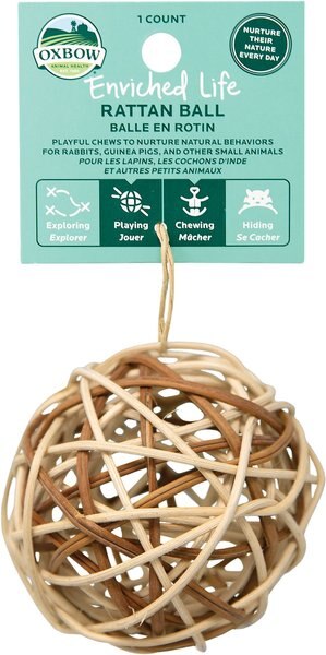 Oxbow Enriched Life Rattan Ball Small Animal Toy slide 1 of 9