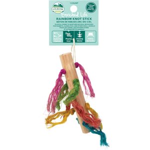 Oxbow Enriched Life Rainbow Knot Stick Small Animal Toy