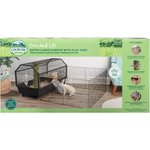 Oxbow rabbit habitat outlet with play yard instructions