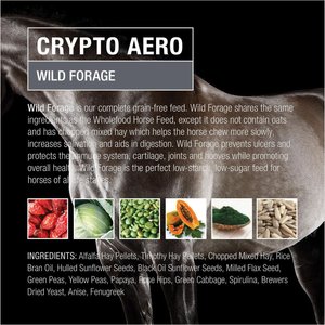 Crypto Aero Wild Forage Soy-Free, Molasses-Free Farm Animal & Horse Feed, 40-lb bag