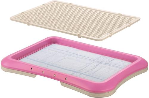 Show full view: Richell Paw Trax Mesh Training Tray, Pink slide 2 of 3