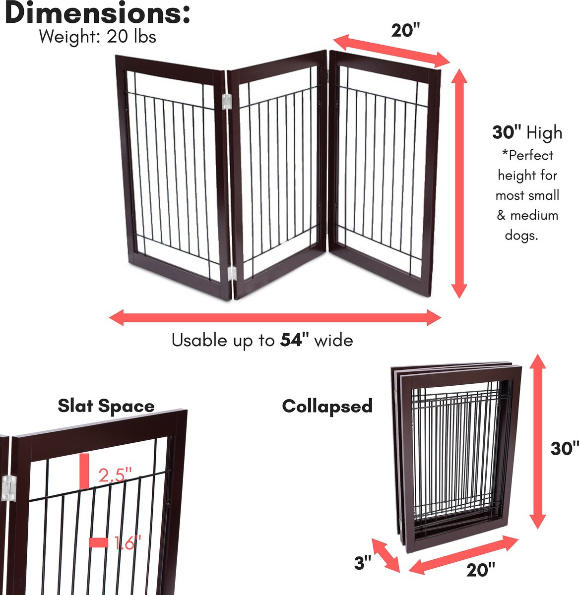 Internet's best hotsell traditional pet gate