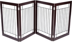 Internet's Best Traditional Wire Dog Gate, 30-in, Espresso, 4 Panel