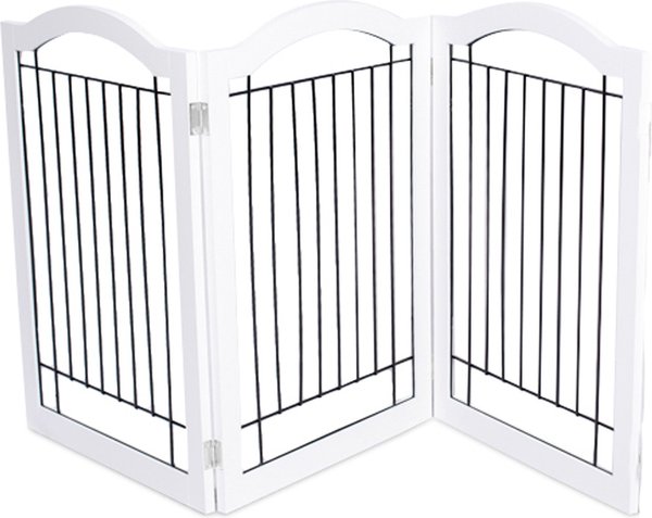 Internet s Best Arched Top Wire Dog Gate 30 in