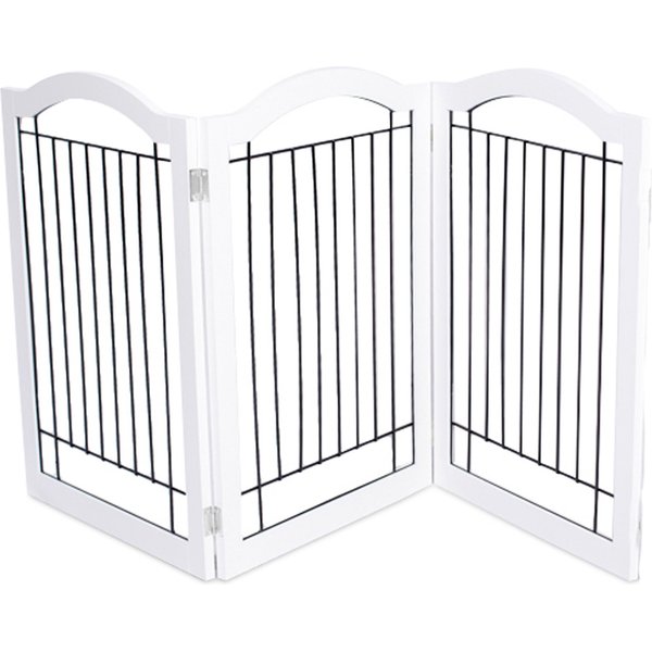 CARLSON PET PRODUCTS Weatherproof Outdoor Super Wide Dog Gate, Black