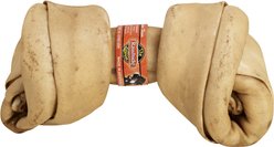 The Rawhide Express Peanut Butter Flavored Giant Dog Bone, 9-10-in