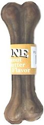 The Rawhide Express Peanut Butter Flavor Pressed Dog Bone, 4-in