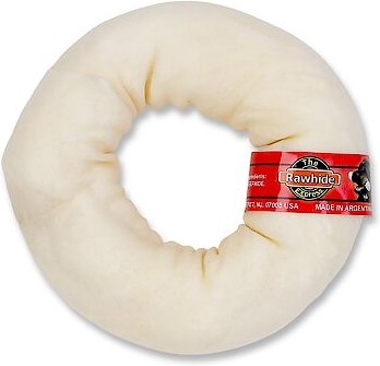 The Rawhide Express Natural Medium Donut Dog Treat, 5-6-in slide 1 of 2
