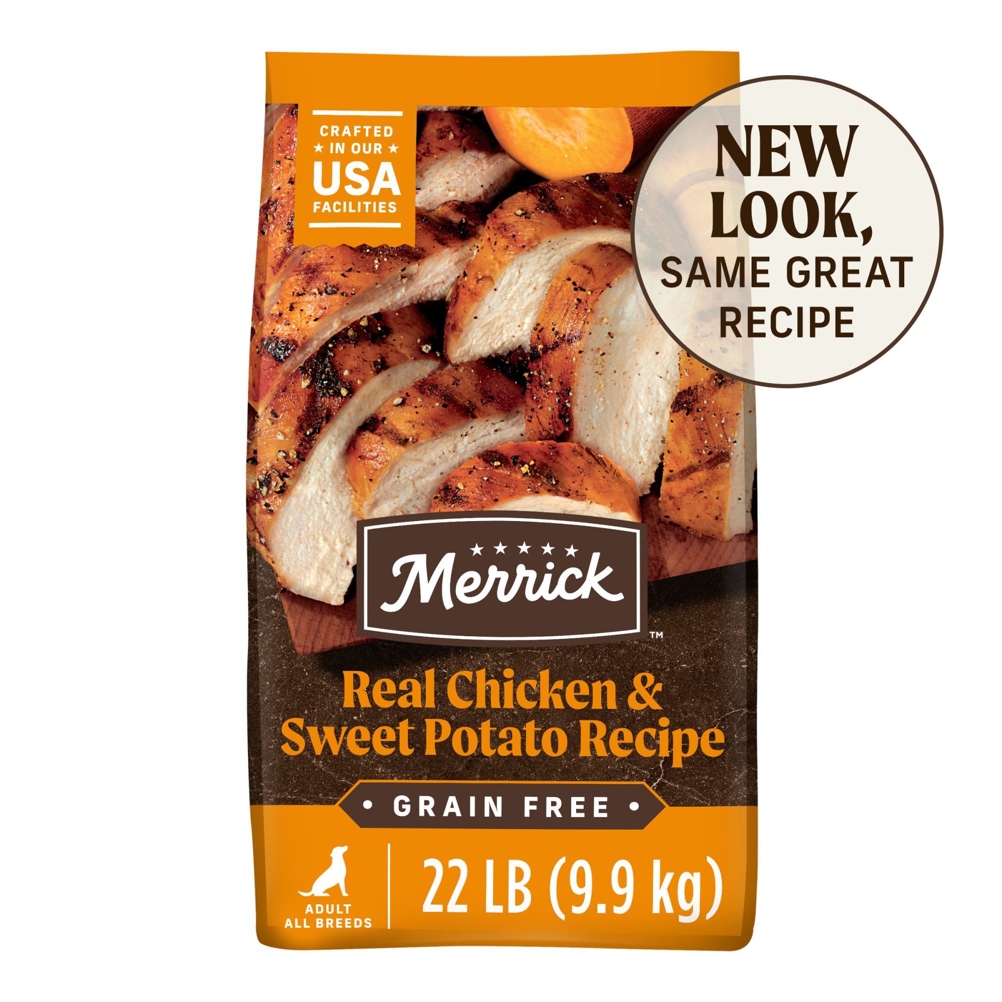 MERRICK Real Chicken + Sweet Potato Recipe GrainFree Adult Dry Dog