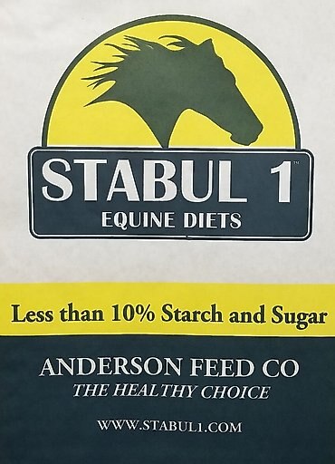 Stabul 1 Equine Diets Fenugreek Low Sugar, Low Starch Horse Feed, 40-lb bag