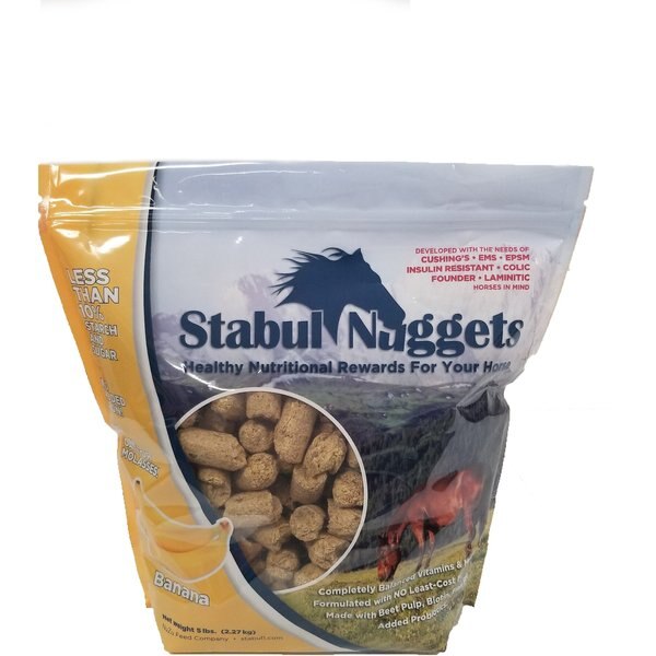 STABUL Nuggets MolassesFree Fenugreek Horse Treats, 5lb bag