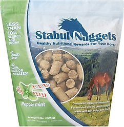Stabul Nuggets Molasses-Free Peppermint Horse Treats, 5-lb bag